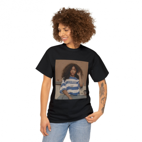 SZA New Bootleg 90s Black T-Shirt: Retro Style Tee for an Iconic Look