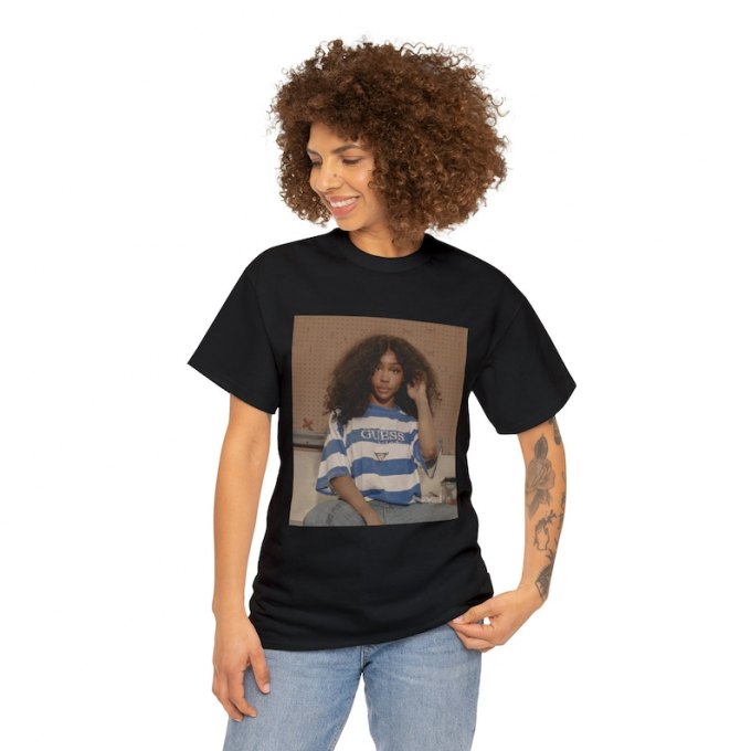 Sza New Bootleg 90S Black T-Shirt: Retro Style Tee For An Iconic Look