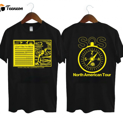 SZA 2023 North American Tour Shirt: Exclusive Merchandise for Fans!