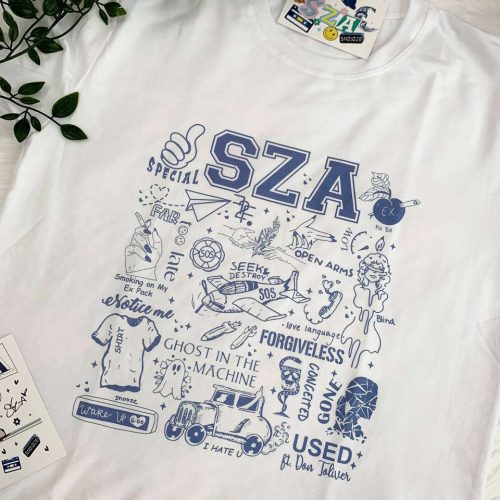 SZA SOS Album Shirt: Full Tracklist Gift for Passionate SZA Fans