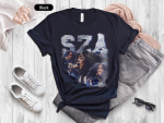 Stay on Trend with SZA SOS Tracklist Shirt – Exclusive Music Merchandise