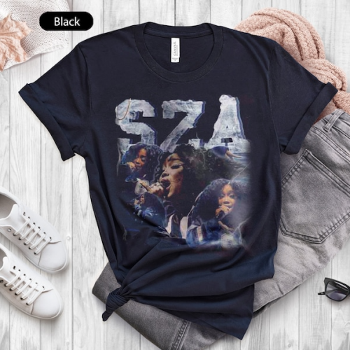 Stay on Trend with SZA SOS Tracklist Shirt – Exclusive Music Merchandise