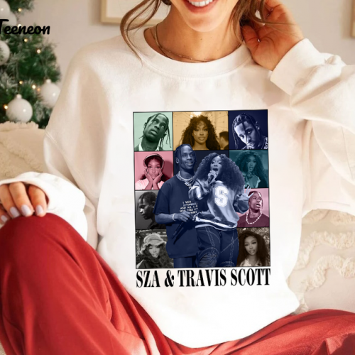 SZA & Travis Scott Shirt: Stylish Collaboration for Music Fans Limited Edition Merchandise