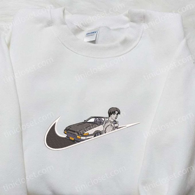 Exclusive Takumi Fujiwara X Nike Swoosh Embroidered Shirt: Initial D Inspired Apparel