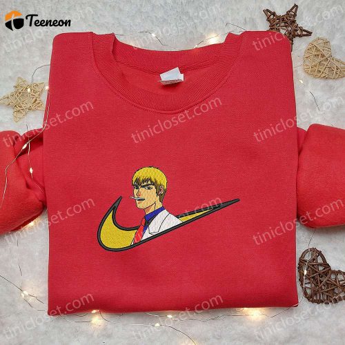 Exclusive Teacher Onizuka x Swoosh Anime Embroidered Shirt – Custom Nike T-Shirt