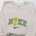 Teasy x Nike Embroidered Shirt: Custom T-shirt with Favorite Drink D Gift for Men Women