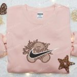 Custom Nike Teddy Bear x Swoosh Embroidered Shirt – Unique Nike Inspired T-shirt