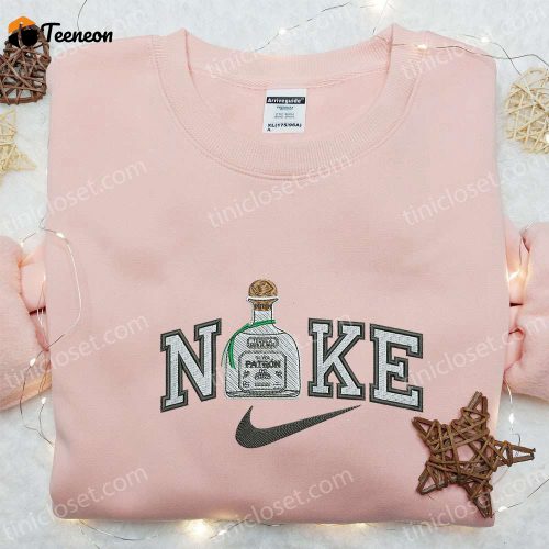 Tequila x Nike Embroidered Shirt – Custom Favorite Drink T-Shirt