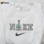 Tequila x Nike Embroidered Sweatshirt: Favorite Drink & Nike Inspired Shirt