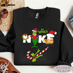 Get Festive with the Grinch Nike Christmas Printed Shirt – Limited Edition Holiday Apparel