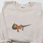 Tigger Sleep x Nike Swoosh Shirt Winnie The Pooh Hoodie: B Gift for Men Women Family Gifts with Disney Embroidery