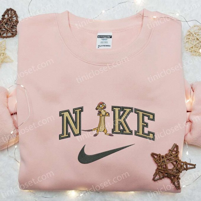 Disney Characters Embroidered Hoodie: Timon X Nike Sweatshirt B Gift For Men Women Birthday Gift Ideas