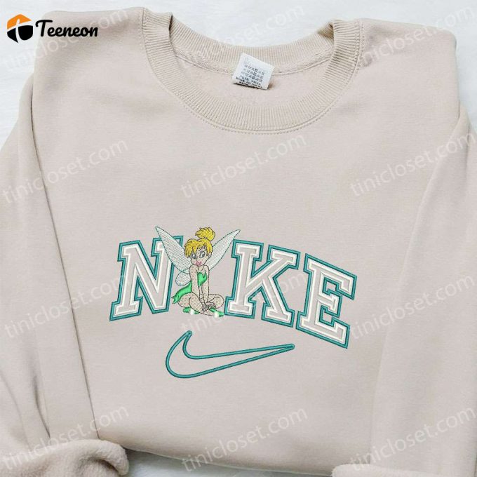 Disney Tinkerbell X Nike Cartoon Embroidered Sweatshirt &Amp;Amp; Hoodie – B Gift For Men Women Birthday Gift Ideas