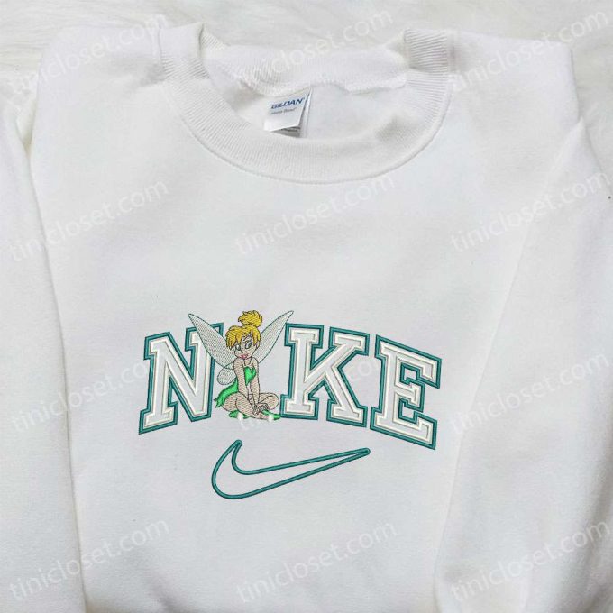 Disney Tinkerbell X Nike Cartoon Embroidered Sweatshirt &Amp; Hoodie – B Gift For Men Women Birthday Gift Ideas