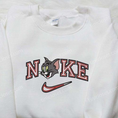 Tom Head x Nike Embroidered Shirt Tom and Jerry D Gift for Men Women Custom Nike Shirt