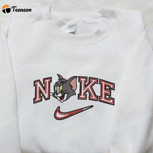 Tom Head x Nike Embroidered Shirt Tom and Jerry D Gift for Men Women Custom Nike Shirt