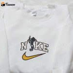 Tom Hunter x Nike Cartoon Embroidered Sweatshirt and Tom and Jerry Hoodie – B Gift for Men Women Birthday Gift Ideas