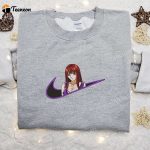 Tomoko Nomura x Nike Anime Embroidered Sweatshirt: B Gift for Men Women Nike Inspired Hoodie for Birthday Gift Ideas