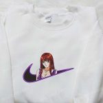 Tomoko Nomura x Nike Anime Embroidered Sweatshirt: B Gift for Men Women Nike Inspired Hoodie for Birthday Gift Ideas