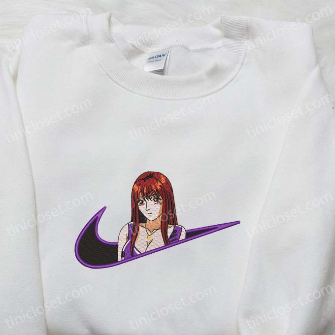 Tomoko Nomura X Nike Anime Embroidered Sweatshirt: B Gift For Men Women Nike Inspired Hoodie For Birthday Gift Ideas