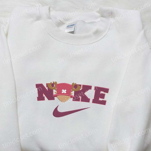 Tony Chopper x Nike Anime Embroidered Shirt – One Piece T-shirt Perfect Family Gift Idea