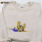 Tony Chopper x Swoosh Anime Sweatshirt: One Piece Embroidered Hoodie for the B Gift for Men Women Birthday Gift Ideas