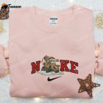 Disney Pixar Cars Tow Mater Reindeer Xmas x Nike Embroidered Sweatshirt & Shirt: B Gift for Men Women Gift Ideas for All Occasions