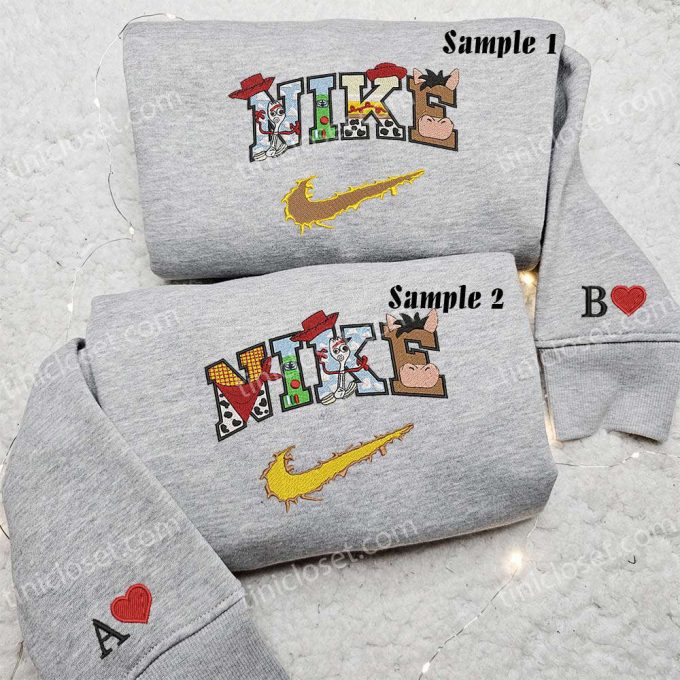 Magical Toy Story Embroidered Couples Shirts – Perfect Disney Souvenirs For Couples