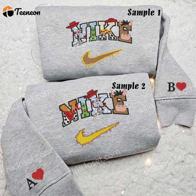 Magical Toy Story Embroidered Couples Shirts – Perfect Disney Souvenirs For Couples