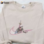 Trafalgar D Water Law x Swoosh Anime Embroidered Hoodie – B Gift for Men Women One Piece Birthday Gift Idea