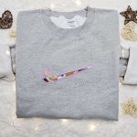 Trunk x Swoosh Anime Embroidered Hoodie: Cool Anime Clothing Perfect Family Gift – Shop Now!