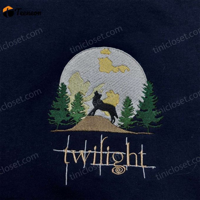 Twilight Embroidered Sweatshirt &Amp;Amp; Moon Forks Hoodie: Perfect Gifts For Twilight Saga Fans