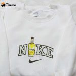 Ungava Bottle x Nike Embroidered Hoodie: Favorite Drink & B Gift for Men Women Gift Ideas for Him