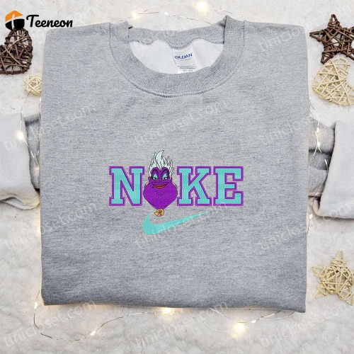 Ursula x Nike Cartoon Hoodie & Disney Characters Shirt: B Gift for Men Women Family Gift Ideas