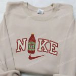 Victoria Beer x Nike Embroidered Hoodie & Shirts: Stylish Nike-Inspired Clothing with Favorite Drink Embroidery