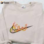 Vinsmoke Sanji Anime x Swoosh Hoodie: Cool Anime Clothing B Gift for Men Women Gift Idea for Family