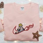 Vinsmoke Sanji x Swoosh Anime Hoodie: Cool Embroidered Clothing Perfect Family Gift