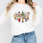 Get Festive with Vintage Snoopy & Friends Christmas Sweatshirt – Limited Edition Holiday Apparel