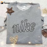 Vintage Custom Nike Embroidered Hoodie & Shirt: B Gift for Men Women Birthday Gift Ideas