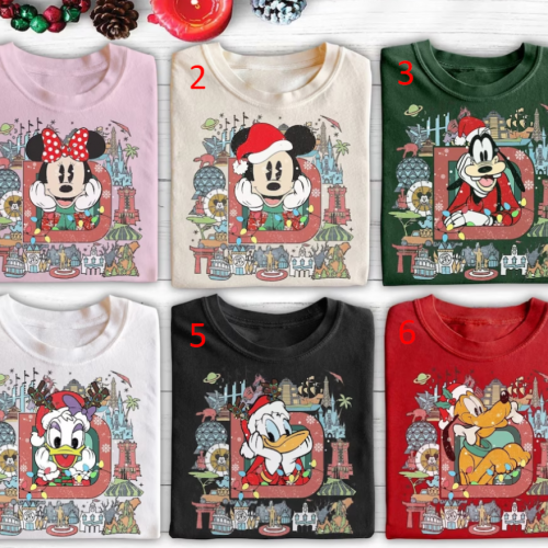 Christmas Cheer with Vintage Disney Mickey & Friends Shirt – Festive Holiday Apparel