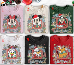 Christmas Cheer with Vintage Disney Mickey & Friends Shirt – Festive Holiday Apparel