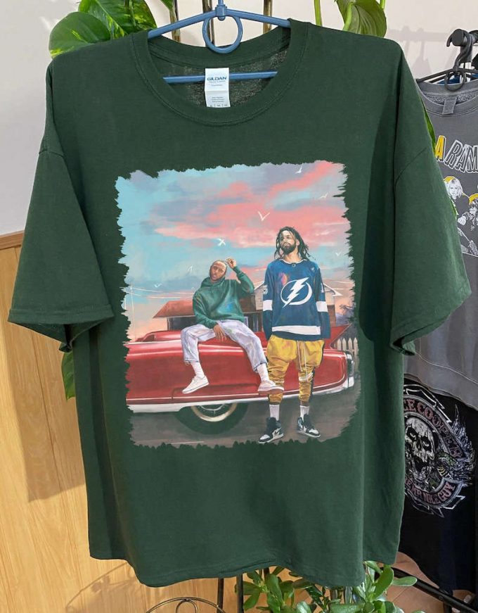 Retro J Cole &Amp; Kendrick Lamar Shirt: Classic Vintage Style For Music Lovers