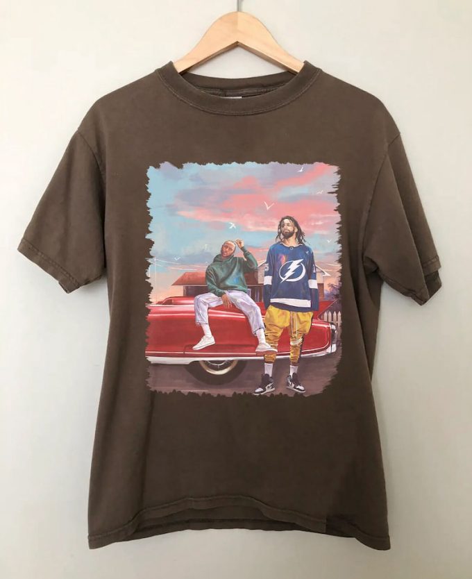 Retro J Cole &Amp; Kendrick Lamar Shirt: Classic Vintage Style For Music Lovers