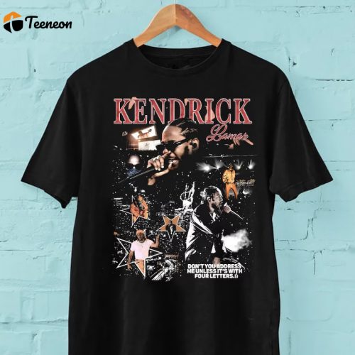 Authentic Vintage Kendrick Lamar Bootleg Shirt: Retro Inspired Hip-Hop Tee