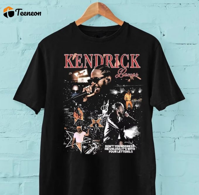 Authentic Vintage Kendrick Lamar Bootleg Shirt: Retro Inspired Hip-Hop Tee