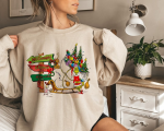 Get Festive with our Vintage Merry Grinchmas Printed Shirt – Perfect for the Holiday Season!