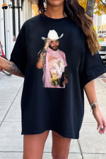 Trendy Vintage Post Malone Shirt: Stylish and Authentic Merchandise for Fans