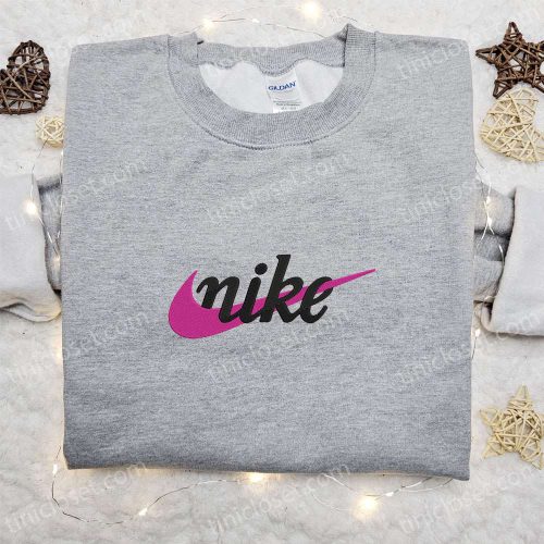 Vintage Swoosh x Nike Embroidered Sweatshirt – B Gift for Men Women Nike Inspired Shirt Perfect Family Gift