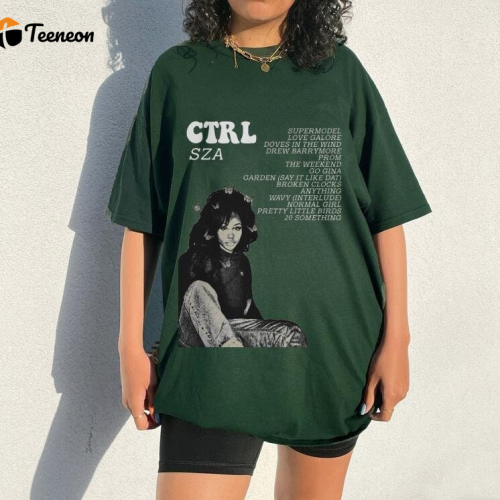 Exclusive Vintage SZA Ctrl Album Merch Shirt: Retro Style Tee for Fans!