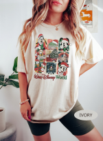 Magical Vintage Walt Disney World Christmas Shirt – Celebrate the Holiday Season in Nostalgic Style!